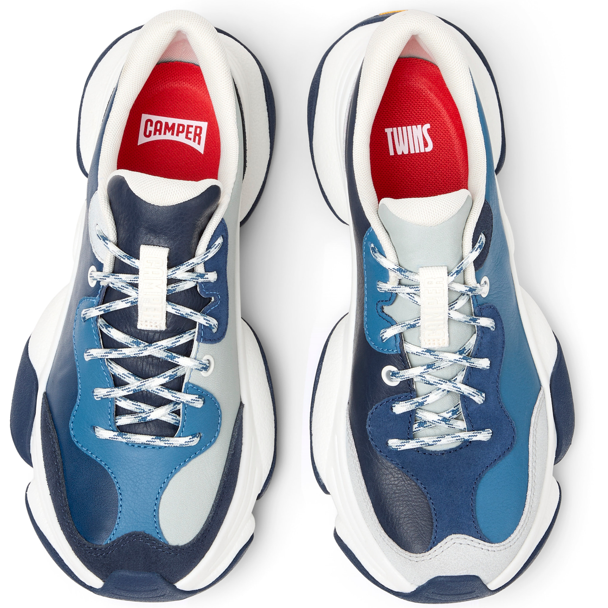 Zapatillas - CAMPER Karst 2 Twins - Azul - Cuero liso