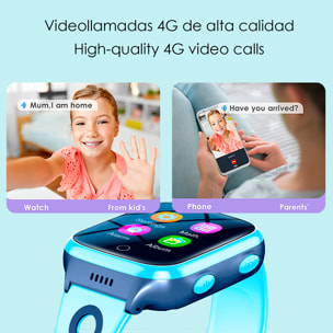 Smartwatch K9 4G GPS. Localizzazione speciale per bambini, con fotocamera, recinzioni virtuali, ascolto remoto, chiamate SOS e videochiamate.