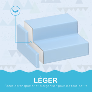 4 blocs de construction en mousse XL - modules de motricité - certifiés normes EN71-1-2-3 - mousse EPE revêtement PU orange