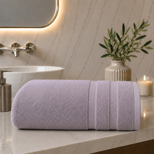 COTONE EGIZIANO Telo Bagno Spugna Lusso 530 gr_100x150_Lilla Cenere