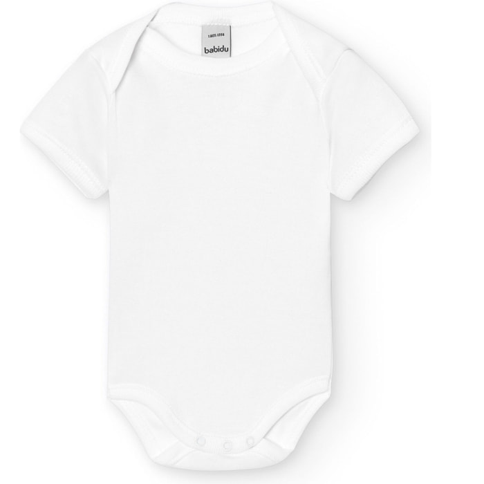 Body bebé manga corta cuello americano
