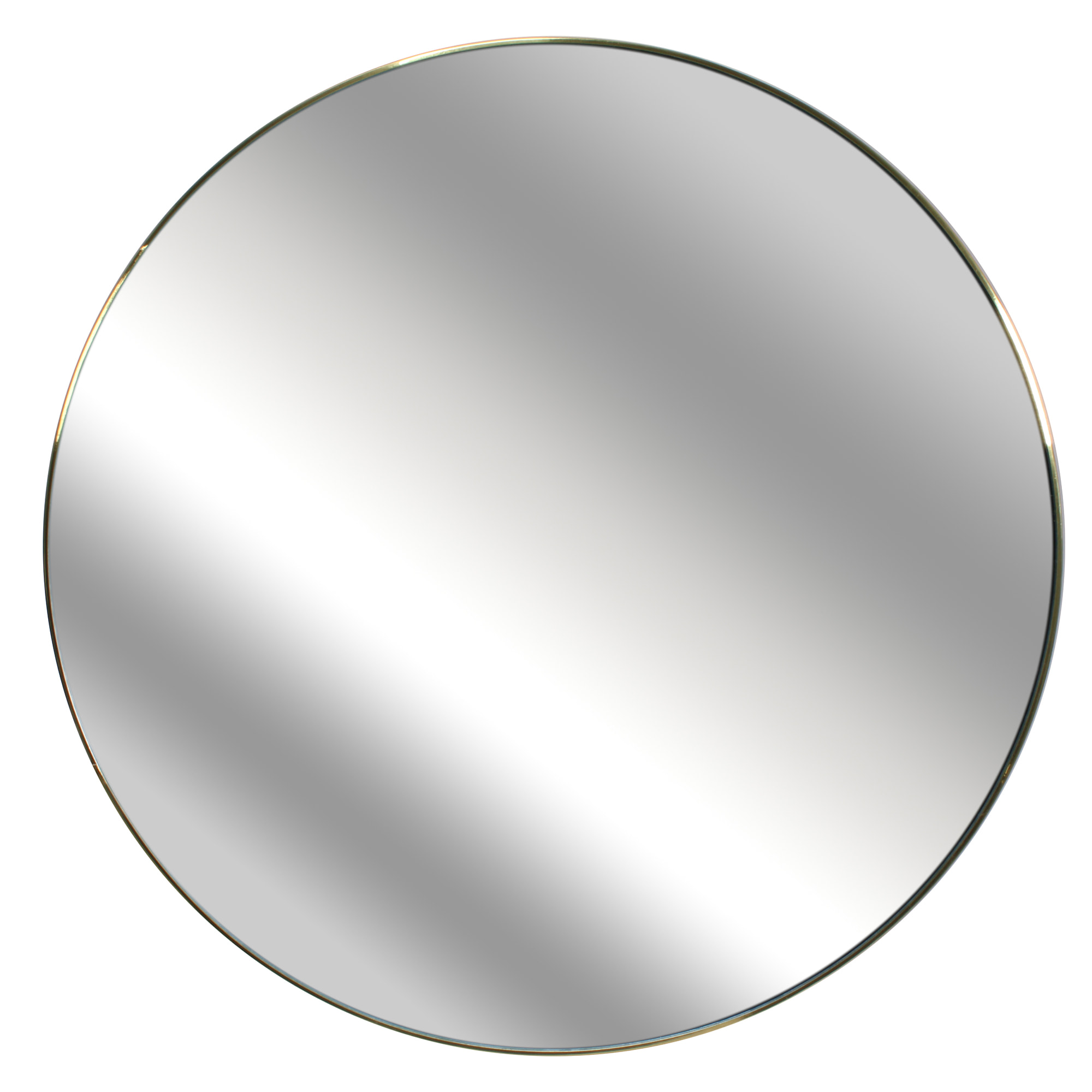 MIROIR EXTRA PLAT ROND 55CM M6 DORE