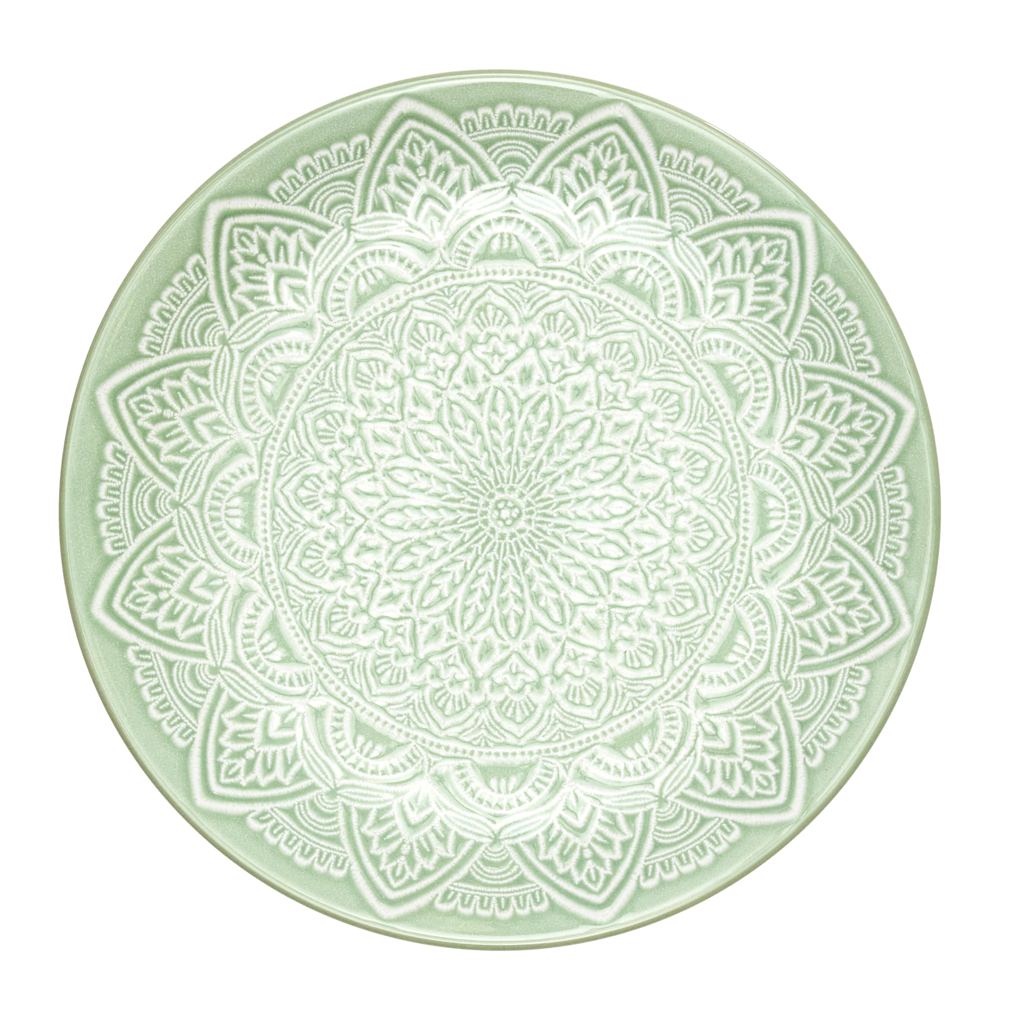 Assiette Sahara Vert D19.5cm