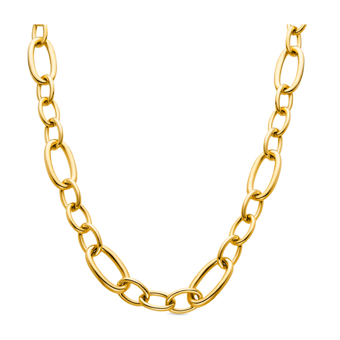 Collar acabado en oro amarillo de 18k