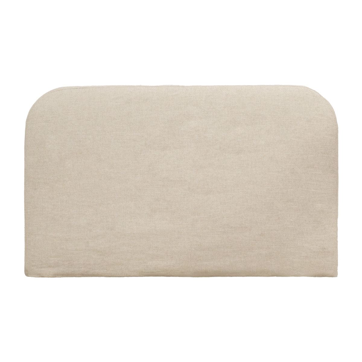 Cabecero tapizado desenfundable de lino beige de varias medidas