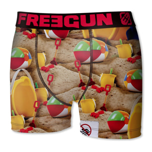 calzoncillo boxer freegun modelo beachtoys para niño multicolor