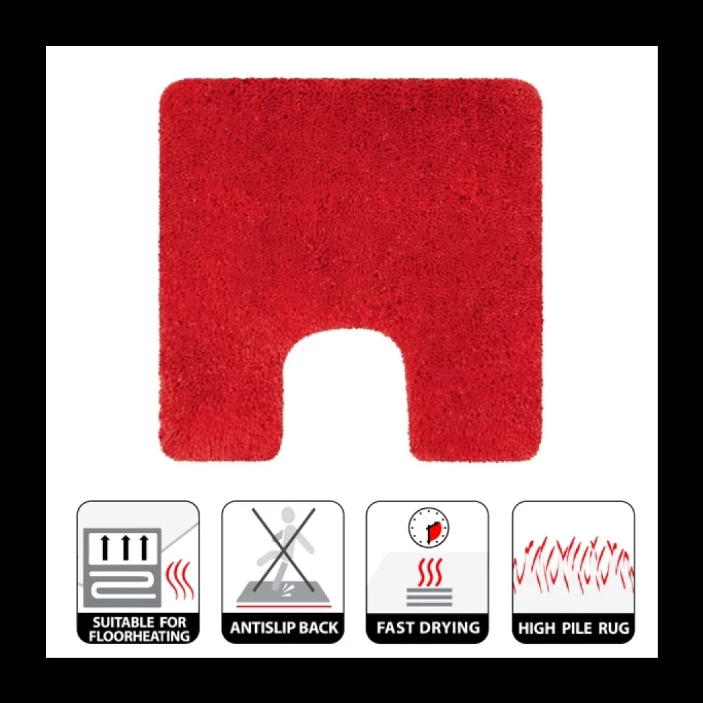 Tapis de bain Microfibre HIGHLAND Rouge Spirella