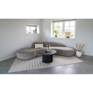 Tavolino da caffè Boavista rotondo marrone scuro ø80x45 cm