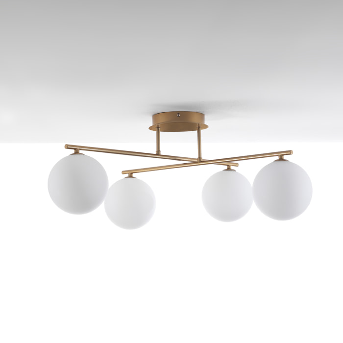 Oresteluchetta lampadario NEWTON GOLD