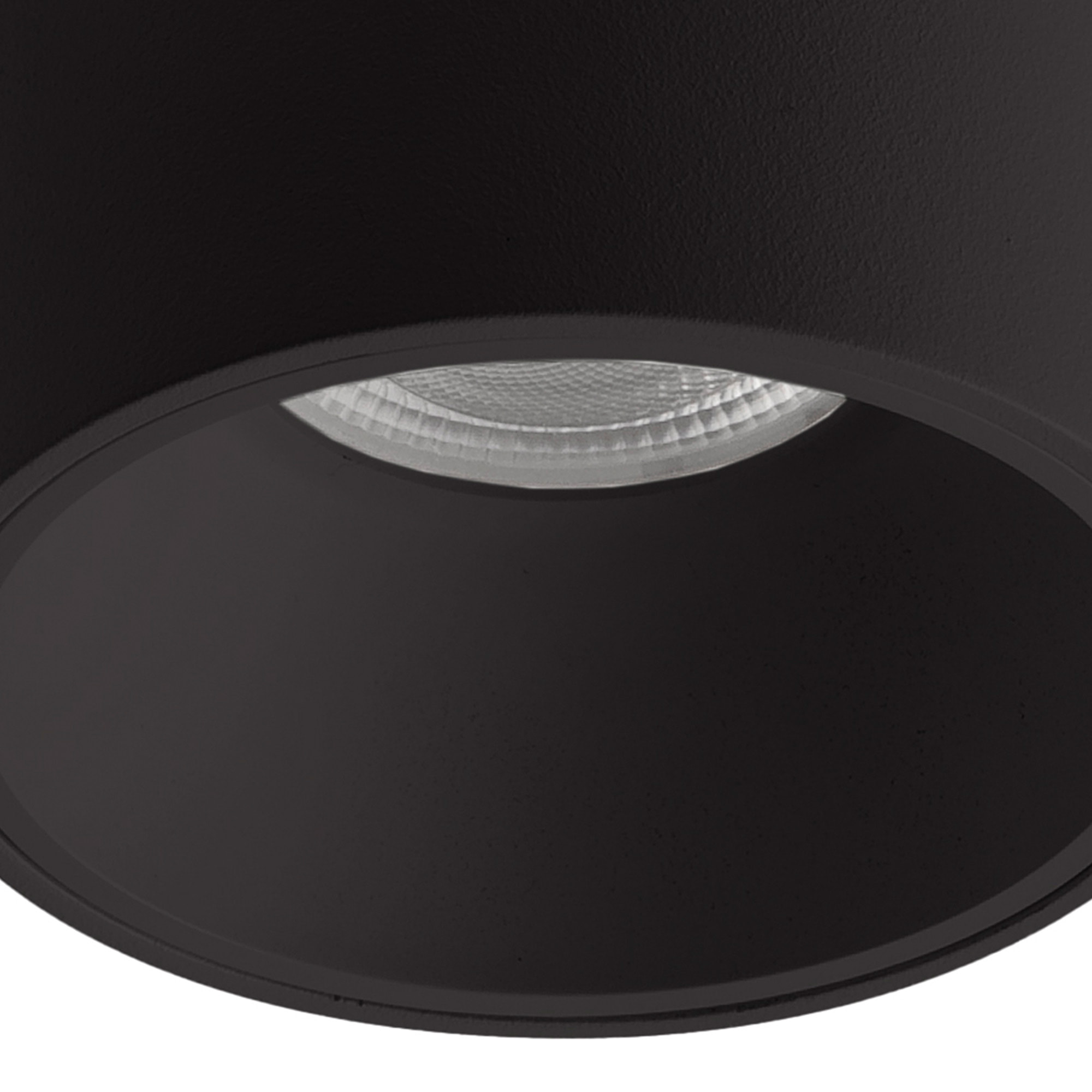 ROL Plafón negro 9W