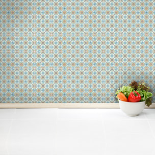 Stickers muraux - Sticker Mural Carrelage adhésif Cuisine Salle de Bain - 30 STICKERS CARRELAGES AZULEJOS GIANLUCA