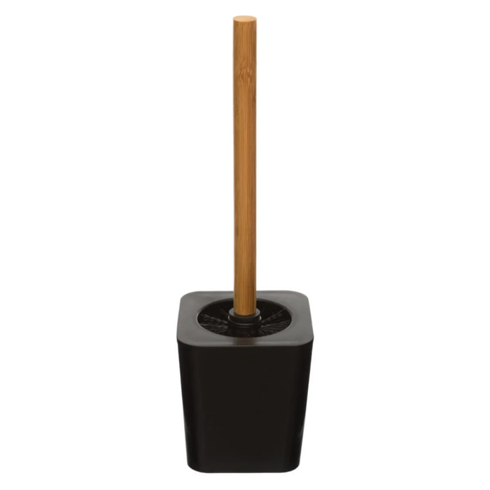 Brosse WC en bambou "Naturéo" noir