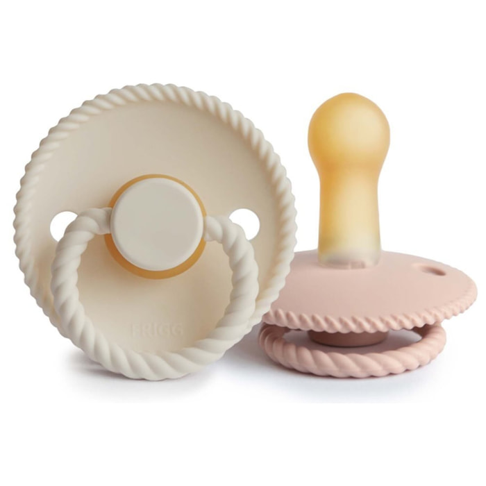 Frigg Pack 2 Chupetes Block Latex Rope