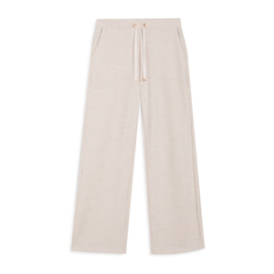 Pantaloni donna wide leg effetto tricot