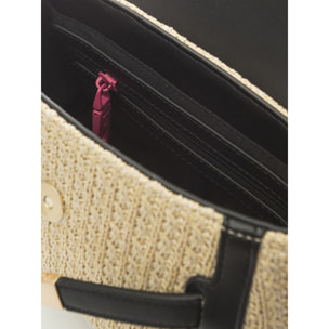 Borsa a tracolla da donna - Modello Eridana Nova - 100% poliuretano - 20.5 x 18.0 x 7.0 cm