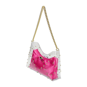 Mini bag fucsia in pvc