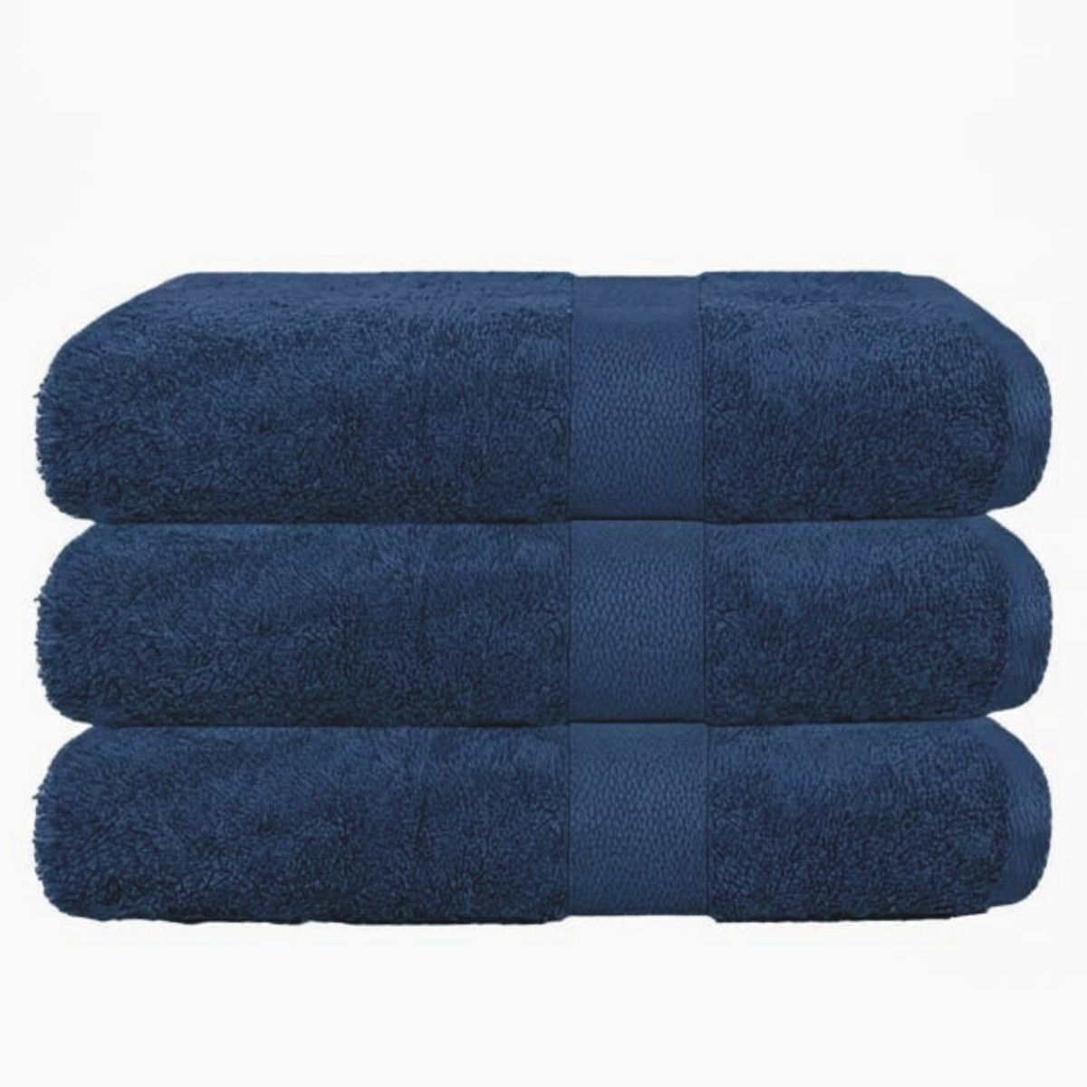 Lot de 3 maxi draps de bain 500 gr/m2 100%coton