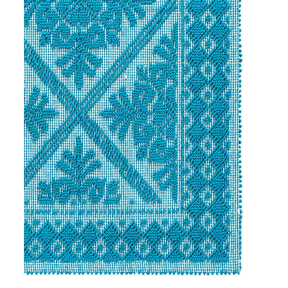 Tappeto Sardo Turchese Ingresso Cucina Bagno