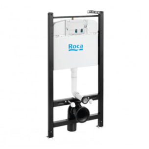 Pack Bâti-support Roca Active + WC suspendu Infinitio sans bride + plaque chrome mat (RocaActiveInfinitio-2)