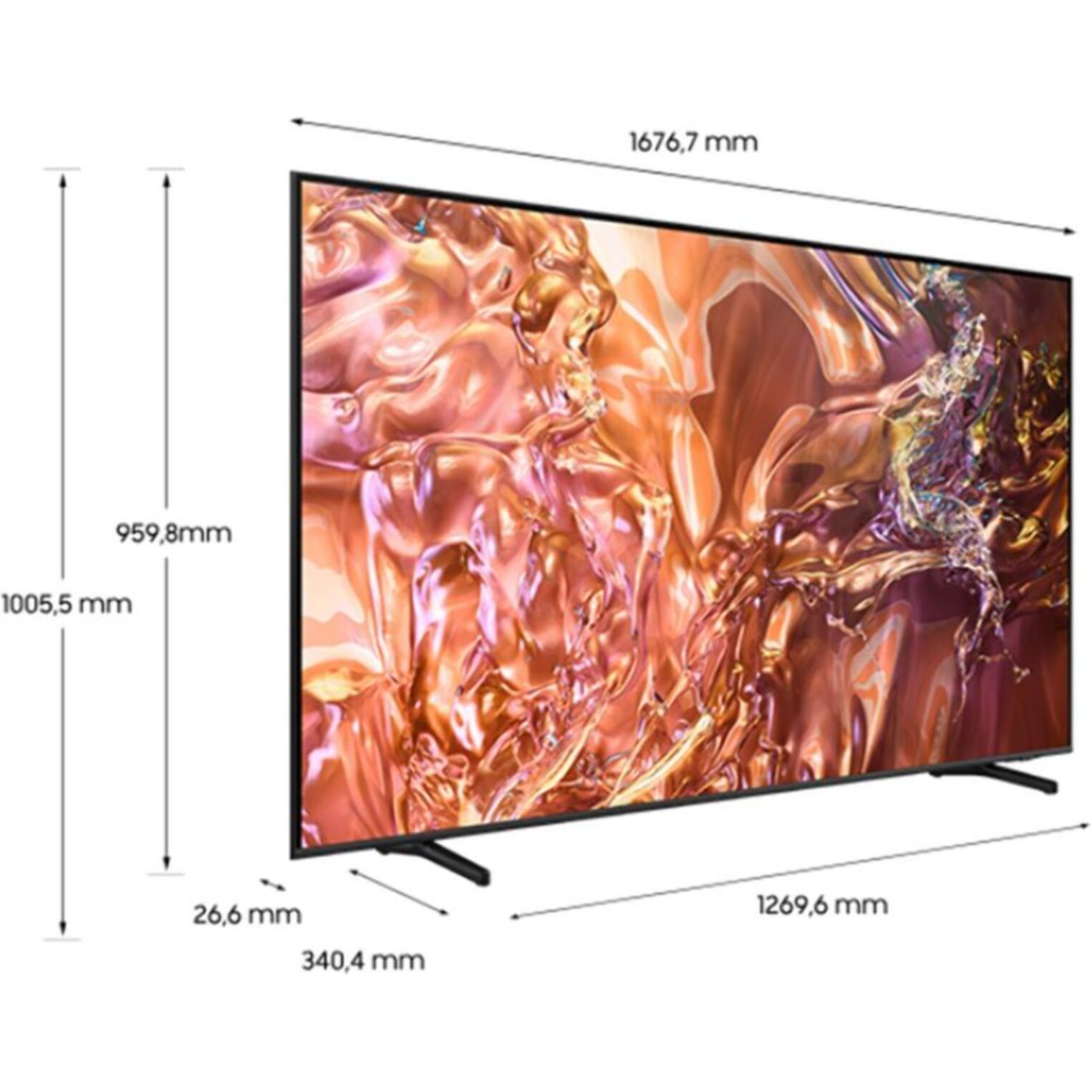 TV QLED SAMSUNG TQ75QE1D 2024