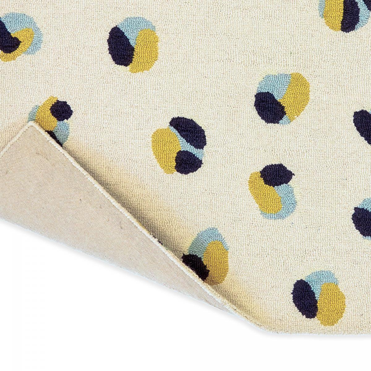 Tapis salon et chambre fait à la main en laine motif simple DORMEUX