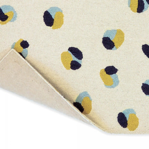 Tapis salon et chambre fait à la main en laine motif simple DORMEUX