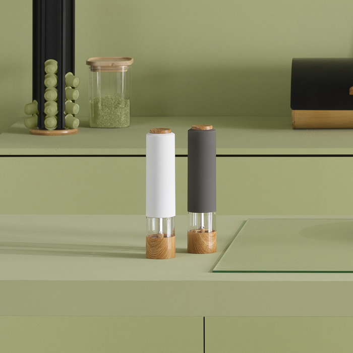 Moulin électrique 22cm "Modern Color" gris anthracite