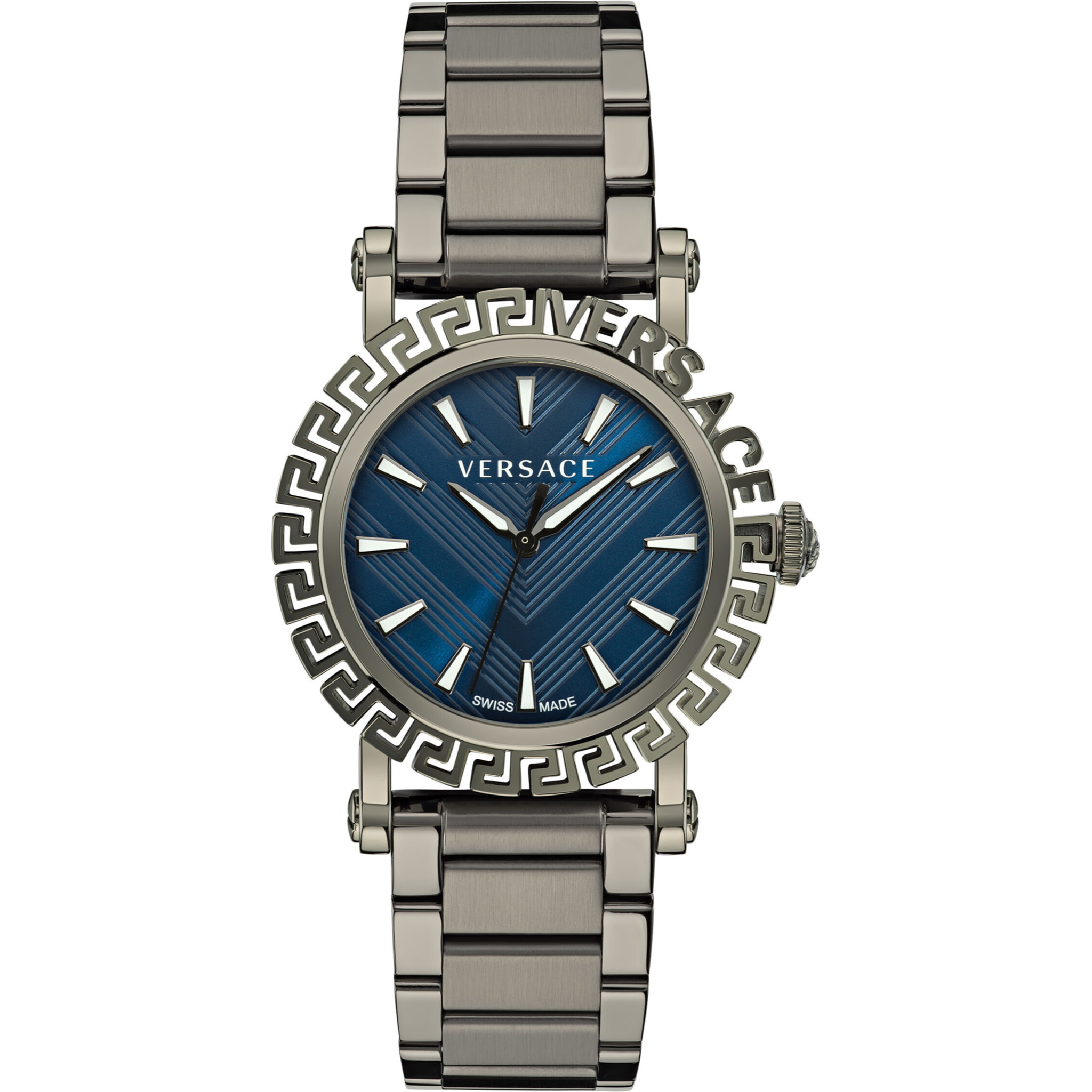 Versace Reloj Analógico De Cuarzo Greca Glam Gent