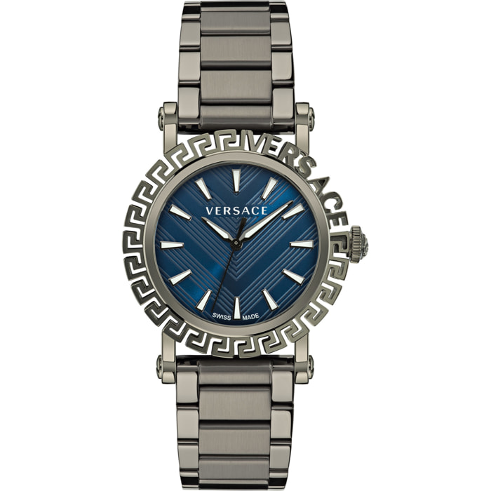 Versace Reloj Analógico De Cuarzo Greca Glam Gent