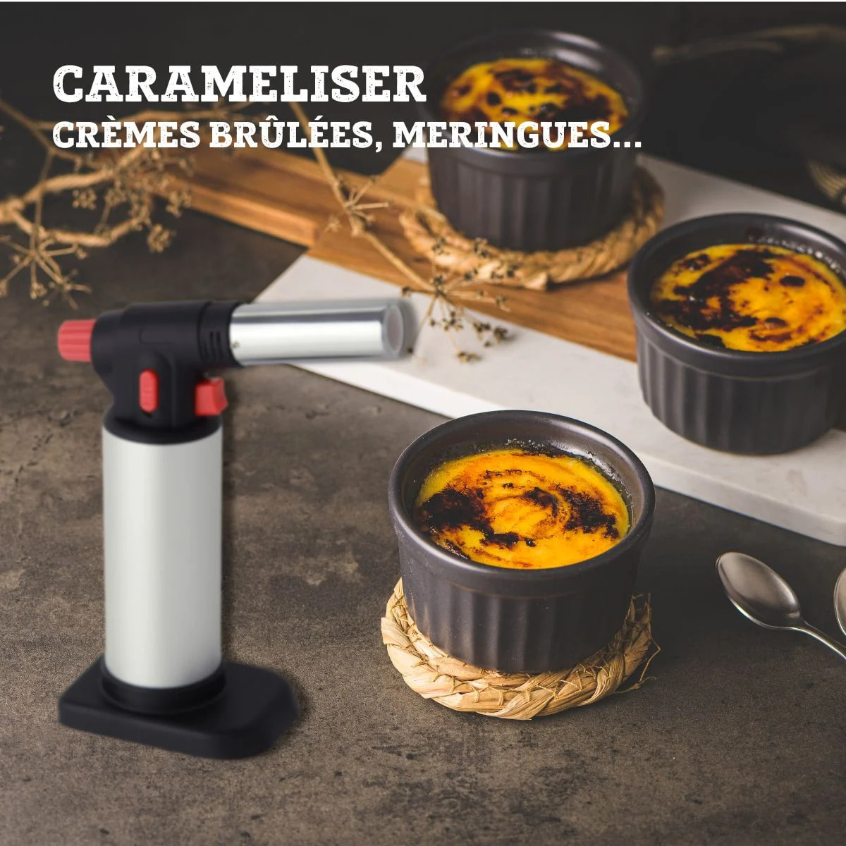 Chalumeau de cuisine 18,5 x 13,5 x 8,8 cm FM Professional