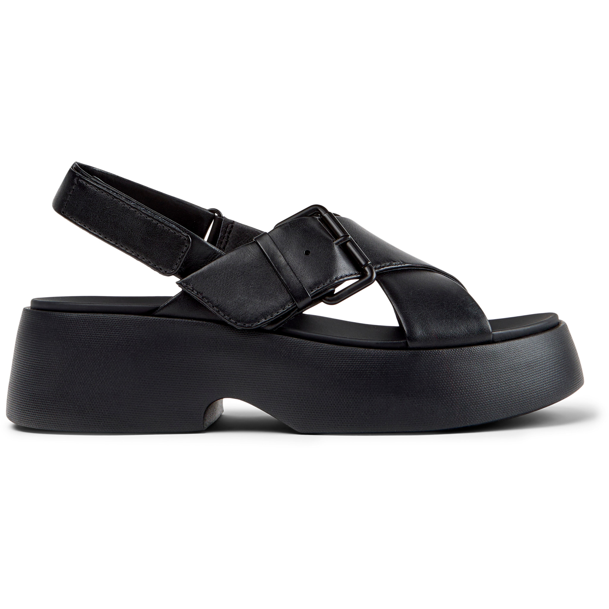 Sandalias - CAMPER Tasha - Negro - Cuero liso