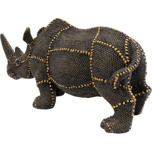 Déco rhino perles 26cm Kare Design