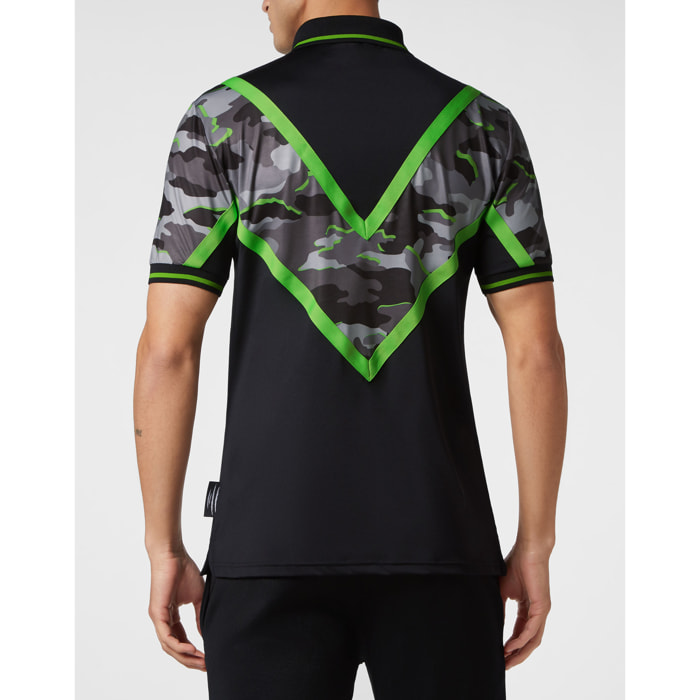 PLEIN SPORT Camiseta Cuello Redondo CAMOUFLAGE