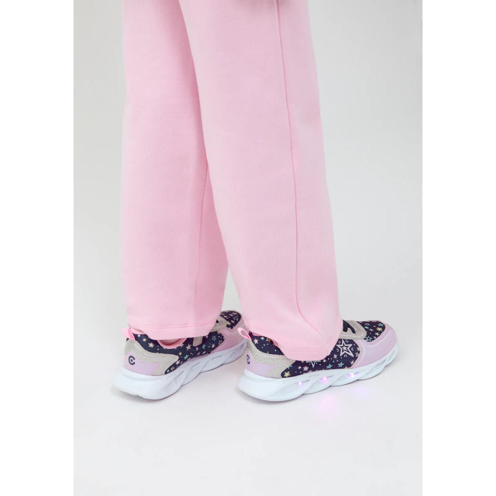Zapatillas De Luces De Niña Con Estrellas