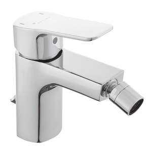 Vitra Integra bidet suspendu 35,5x54 cm + trop-plein + Optima Cube Way by Siko Mitigeur bidet (7042-0288CU235)