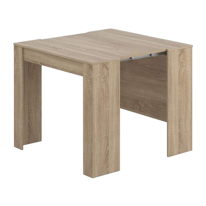 Tavolo Consolle Allungabile Oslo Fino A 2.37 Metri Tavolo 10 Posti Salvaspazio Design Moderno Elegante Consolle Casa Ufficio 78 x 51 x 90 cm Rovere