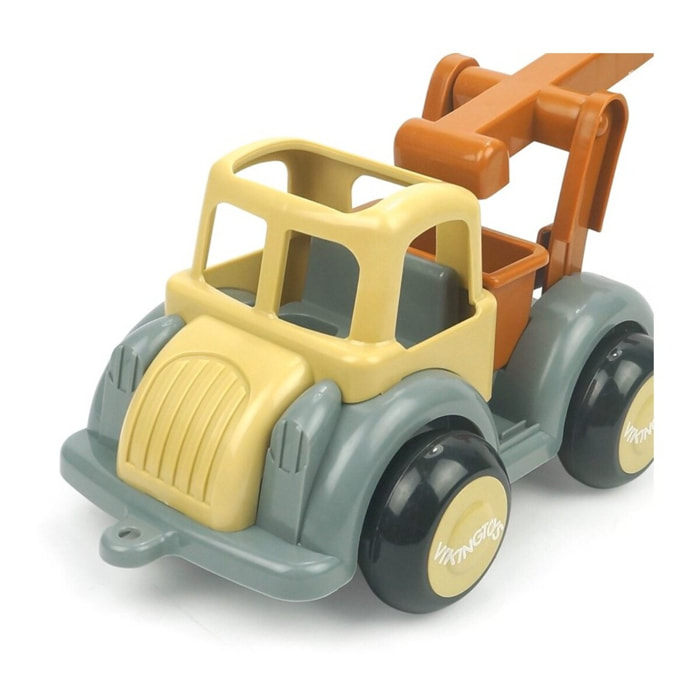 EARTH COLORS JUMBO DIGGER TRUCK - JUGUETE DE EMPUJAR - TIRAR