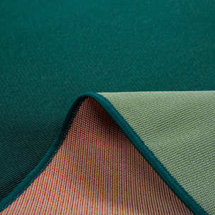 RIVIERA - Tapis intérieur/extérieur à motif festonné vert