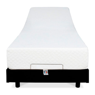 Ensemble Flex 1 place | Sommier électrique + Matelas Mémoire de forme