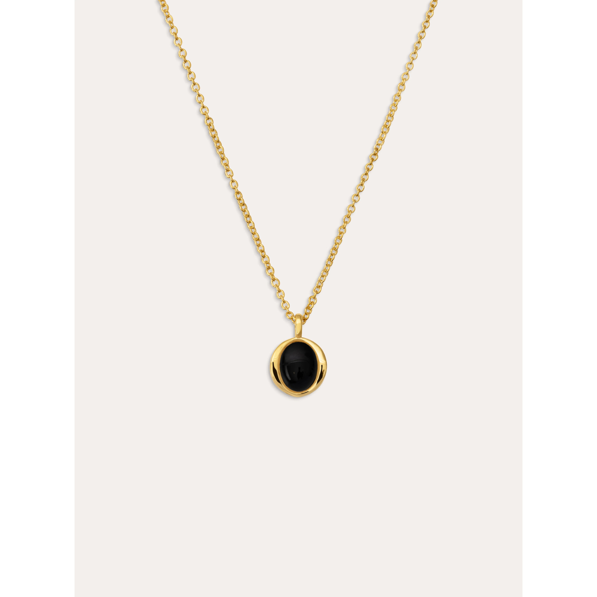Collar My Onyx Baño Oro