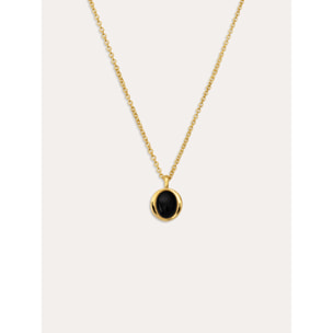 Collar My Onyx Baño Oro