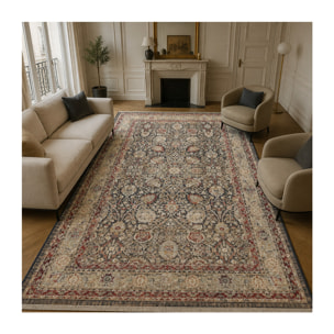 Tapis d'orient, motif oriental authentique tissé, BARA