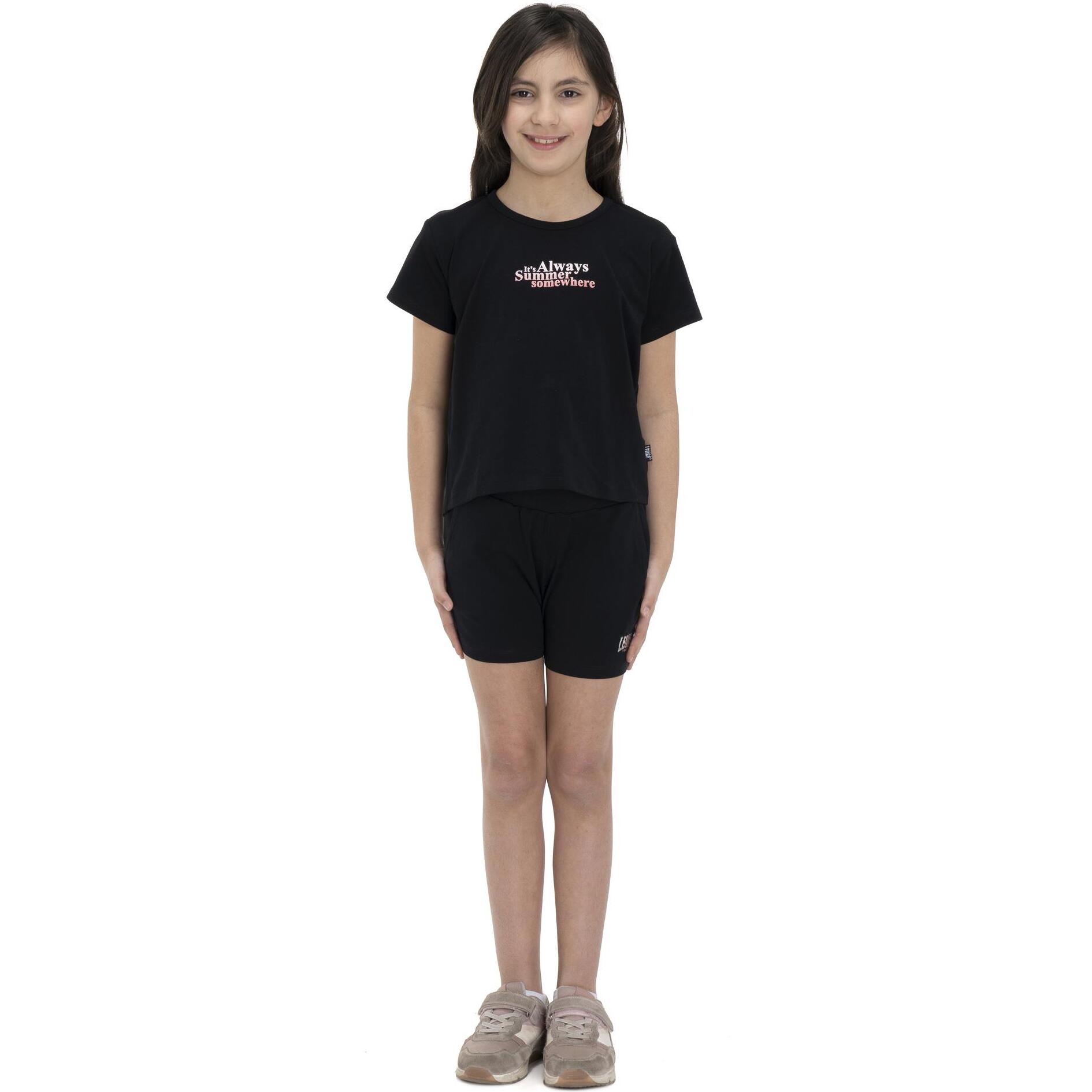 T-shirt corta da bambina Color