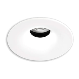 LEDS C4 Downlight Play Mini Redondo Fijo 3.2W Blanco Cálido 3000K CRI 80 45º Iluminación LED Compacta para Espacios Pequeños