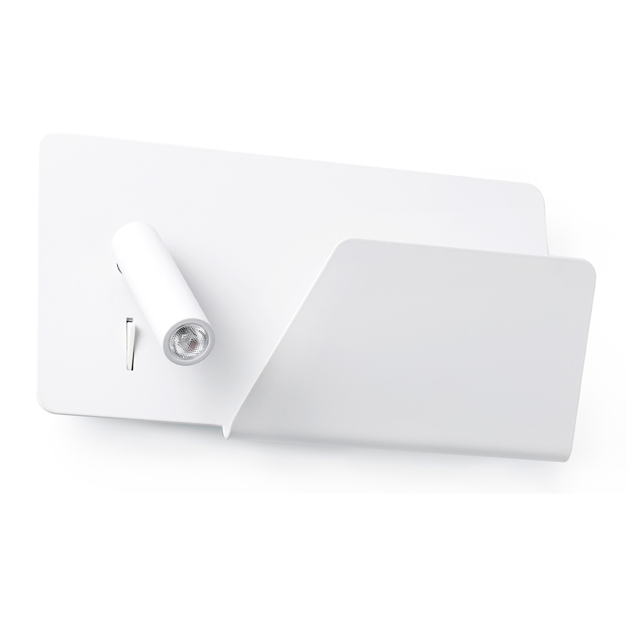 SUAU USB A Aplique blanco con lector derecha