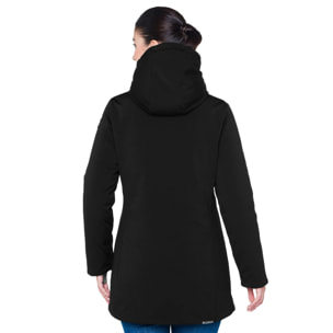 Parka JAQUELINE imbottito impermeabile nero