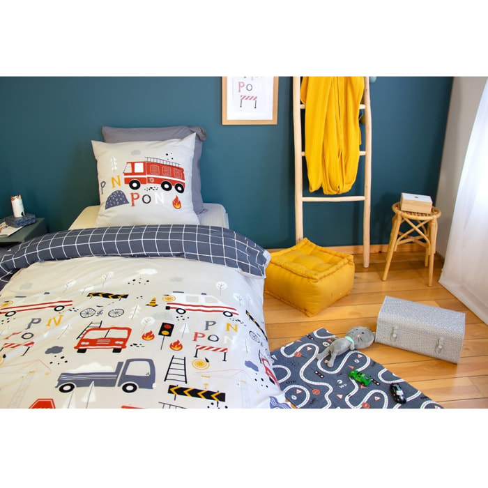 Parure de lit enfant 100% microfibre - FLAMMECHE