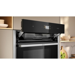 Four encastrable fonction vapeur NEFF B64FS31N0 - Vapeur - Ecoclean - Porte froide - Tactile - N90 Full Steam combine Circotherm