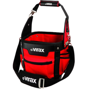 Sac seau textile VIRAX porte outils - 300 x 300 x 410 mm - 382655