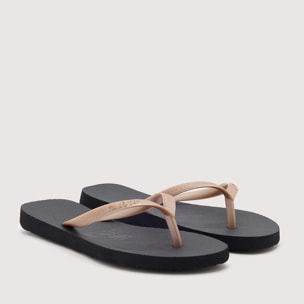 Chancla Dedo Negro y Oro - Mundaka